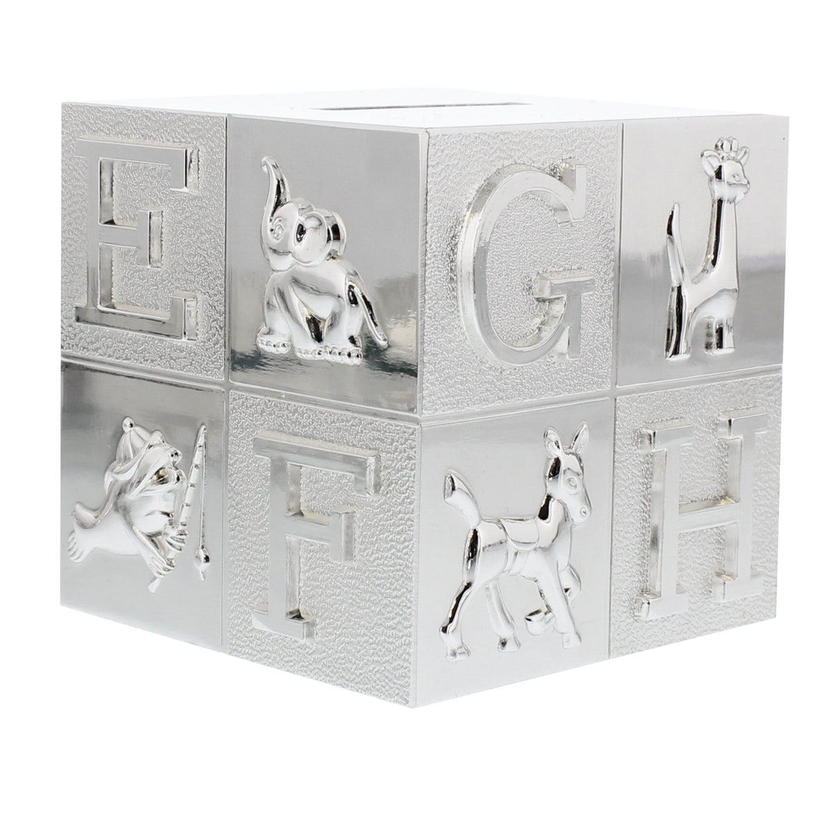 Personalised Hessian Friends ABC Money Box: 4 - Money Boxes By Gift Moments
