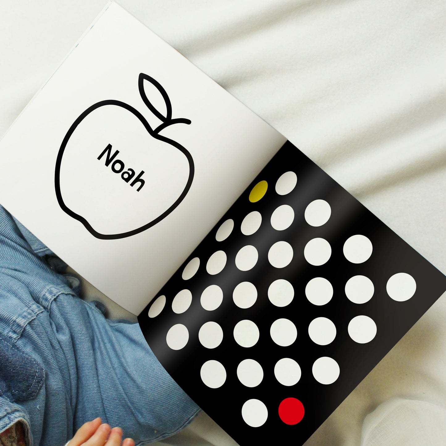 Personalised High Contrast Sensory Baby Book: 9 - Books By Gift Moments