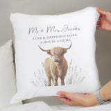 Personalised Highland Cow Cushion: 4 - Cushions By Gift Moments