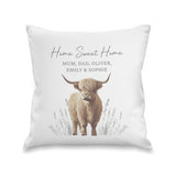 Personalised Highland Cow Cushion: 5 - Cushions By Gift Moments