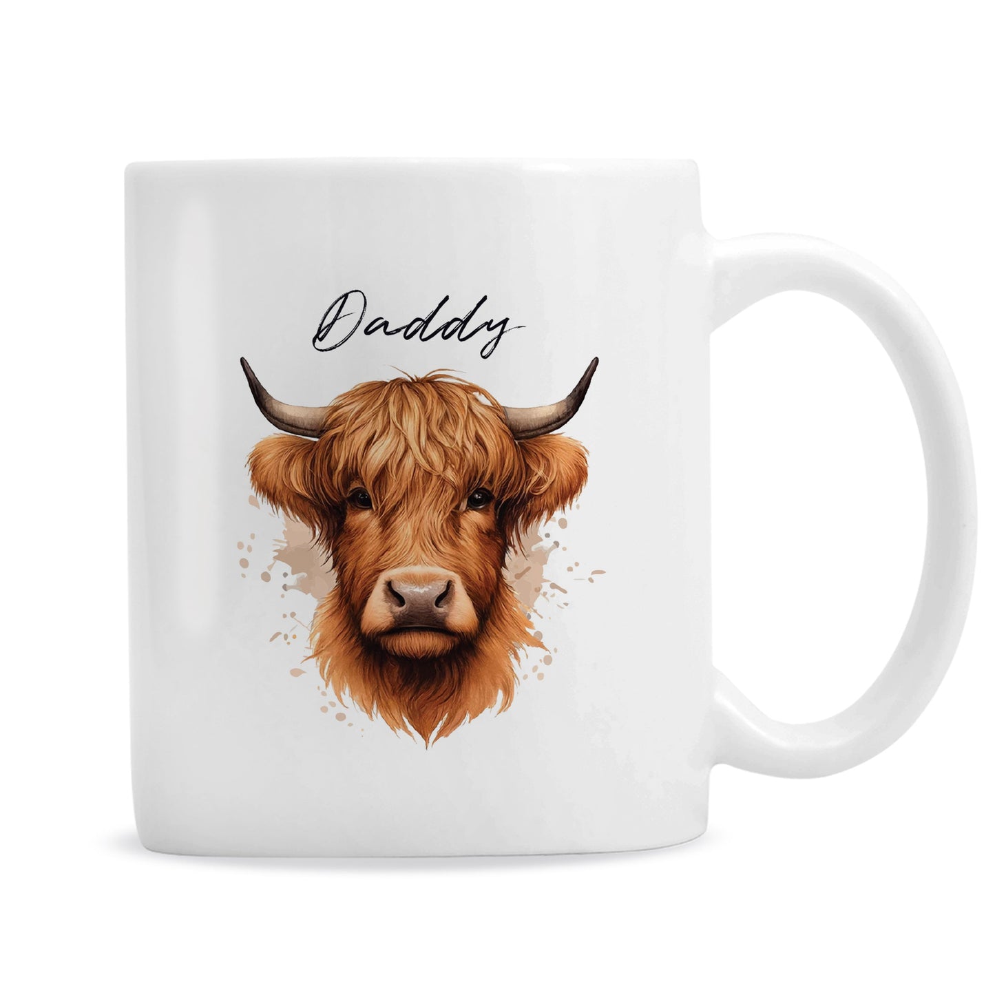 Personalised Highland Cow Mug - Male: 5 - Mugs By Gift Moments