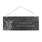 Personalised Highland Cow Slate Sign - Shop Signs & Plaques At Gift Moments - 7