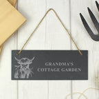 Personalised Highland Cow Slate Sign - Shop Signs & Plaques At Gift Moments - 3