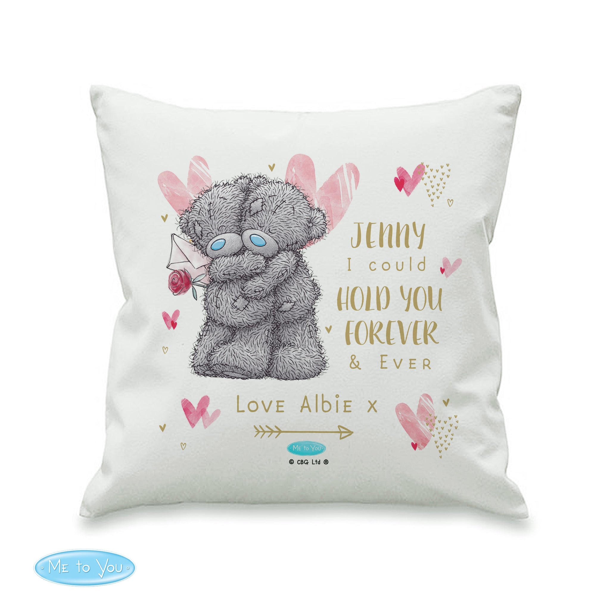 Personalised Me To You Hold You Forever Cushion: 3 - Cushions