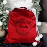 Personalised Holly Red Christmas Sack: 2 - Christmas Sacks By Gift Moments