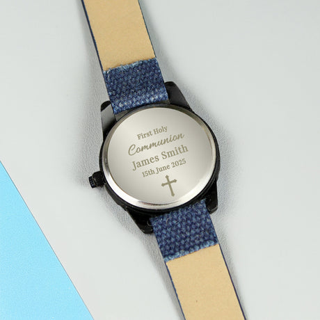 Personalised Holy Communion/Christening Blue Watch: 6 - Watches By Gift Moments