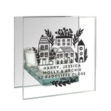 Personalised Home Glass Tealight: 5 - Candle Holders By Gift Moments