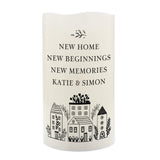 Personalised HOME LED Candle: 5 - LED Lighting By Gift Moments