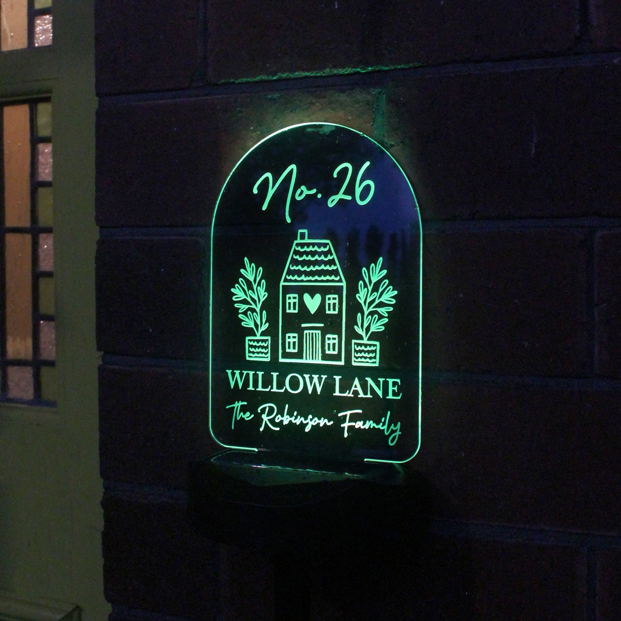 Personalised Home Outdoor Solar Light: 9 - Solar Lights By Gift Moments