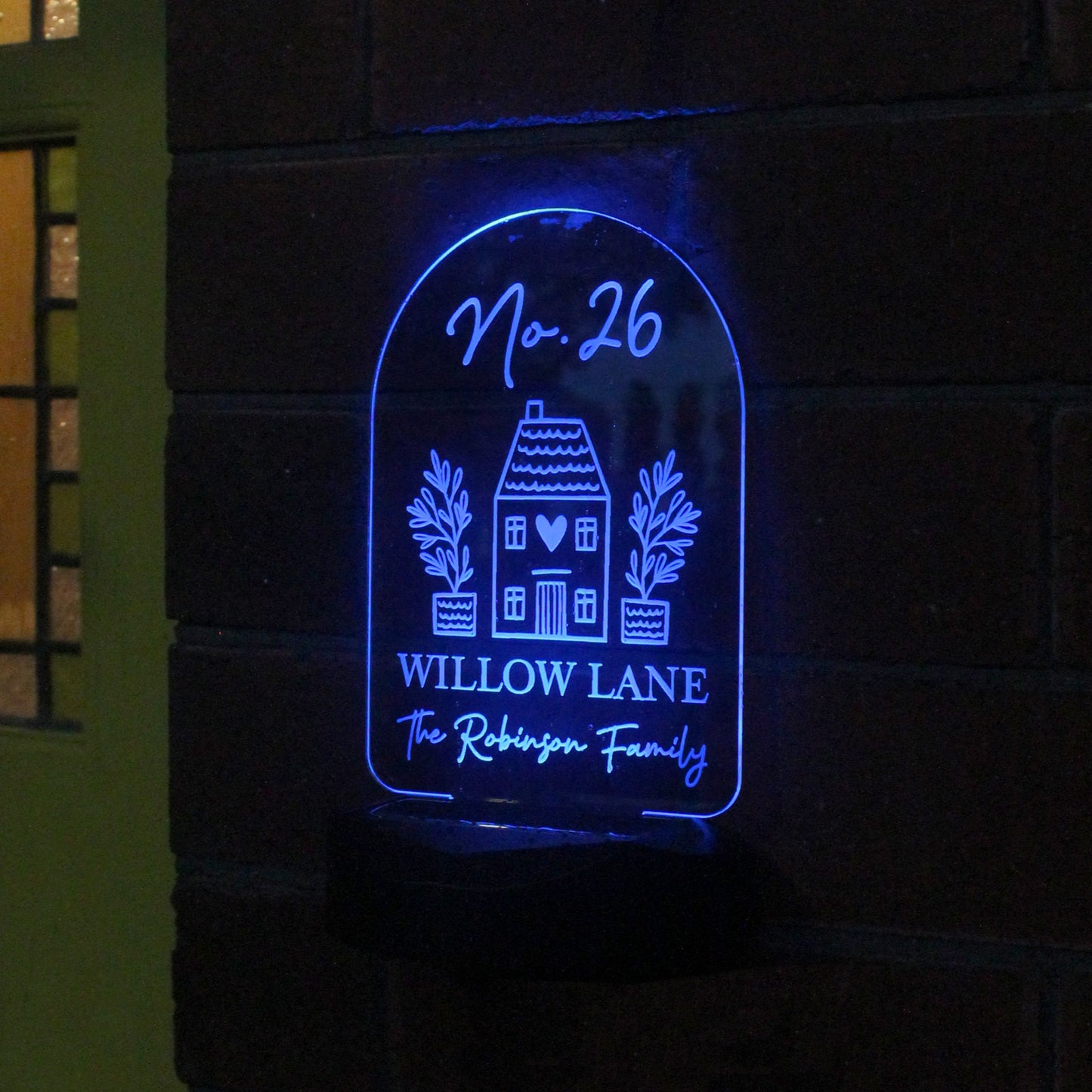 Personalised Home Outdoor Solar Light: 7 - Solar Lights By Gift Moments