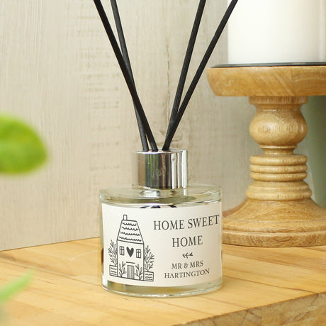 Personalised HOME Reed Diffuser: 2 - Reed Diffusers By Gift Moments
