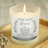 Personalised HOME Scented Jar Candle: 4 - Candles By Gift Moments