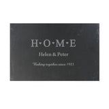 Personalised Slate HOME Placemat: 4 - Placemats By Gift Moments