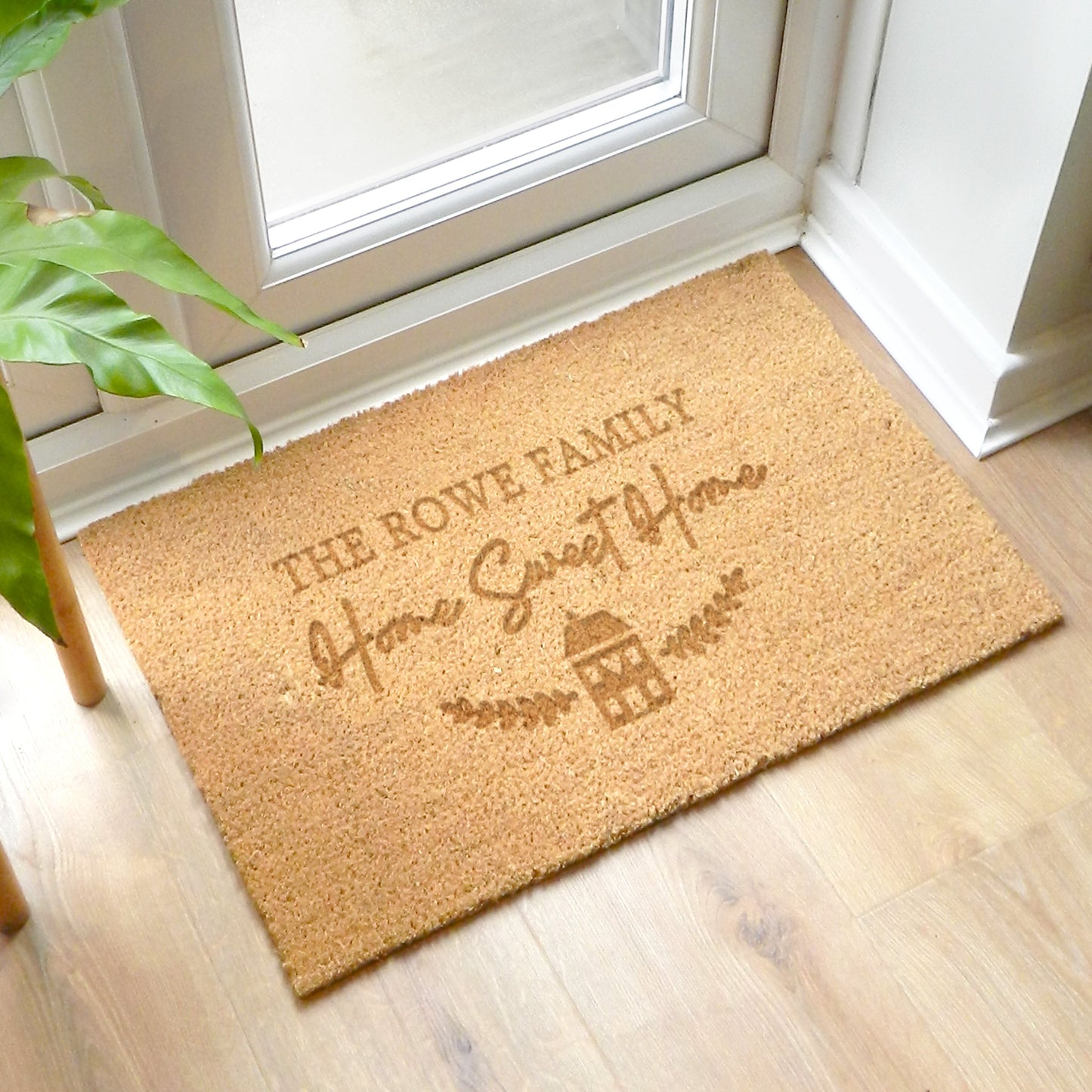 Personalised Home Sweet Home Rectangle Indoor Doormat: 2 - Doormats By Gift Moments