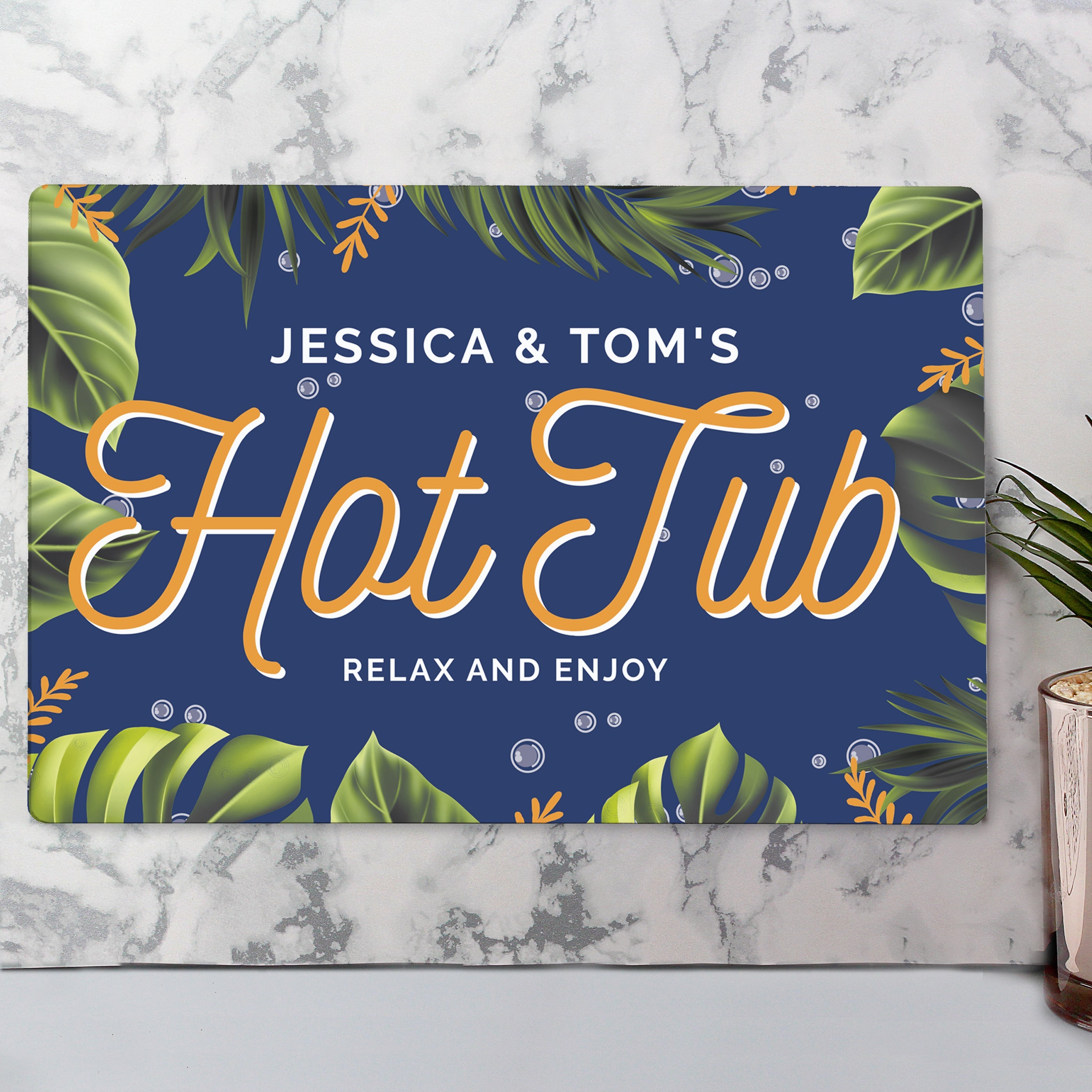 Personalised Hot Tub Metal Sign - Shop Signs & Plaques At Gift Moments - 3