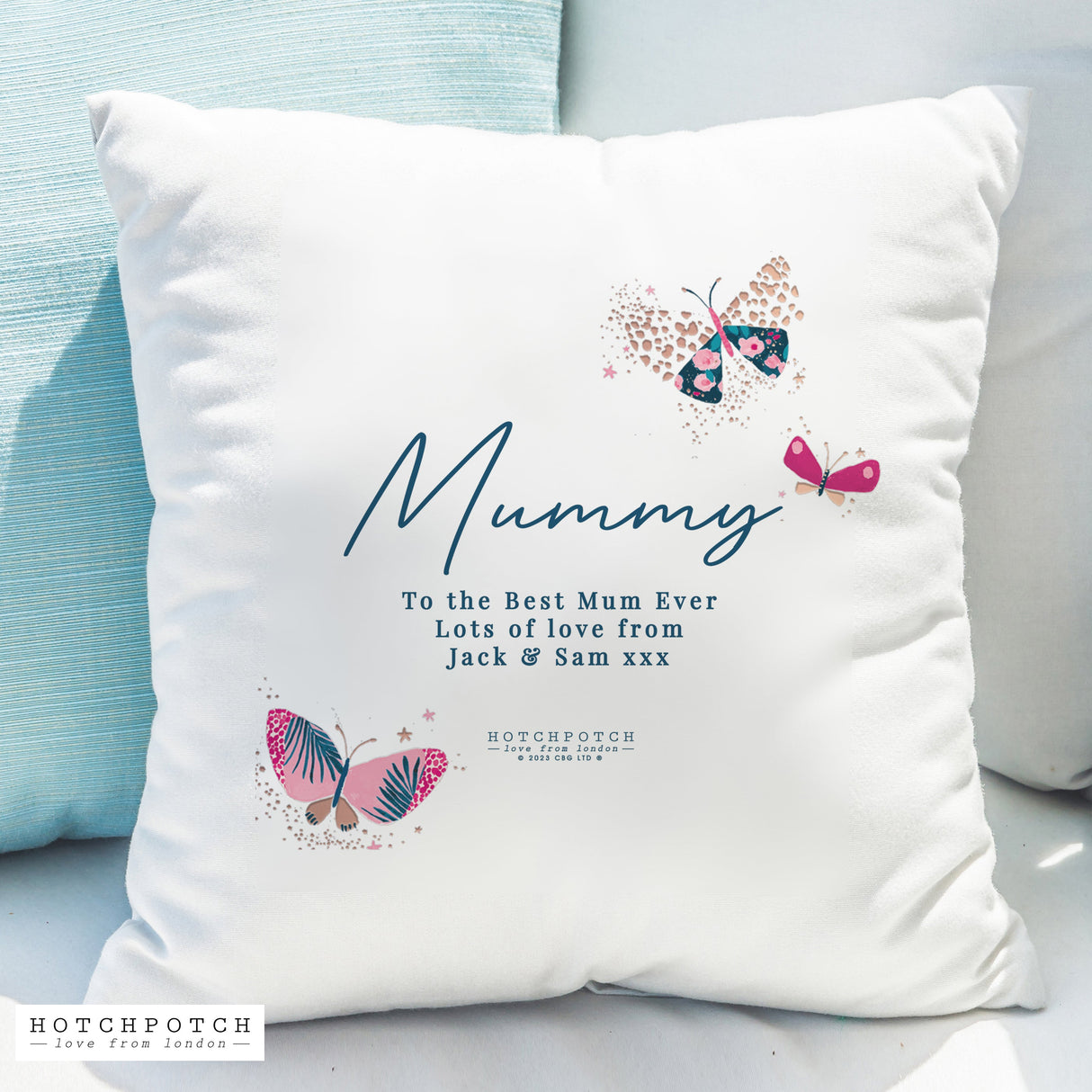 Personalised Hotchpotch Butterfly Cushion: 1 - Cushions By Hotchpotch