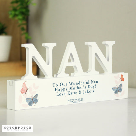 Personalised Hotchpotch Butterfly Nan Ornament: 3 - Ornaments By Hotchpotch