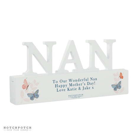 Personalised Hotchpotch Butterfly Nan Ornament: 5 - Ornaments By Hotchpotch