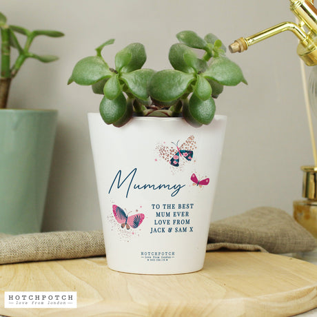 Personalised Hotchpotch Butterfly Plant Pot: 1 - Pots & Planters By Hotchpotch