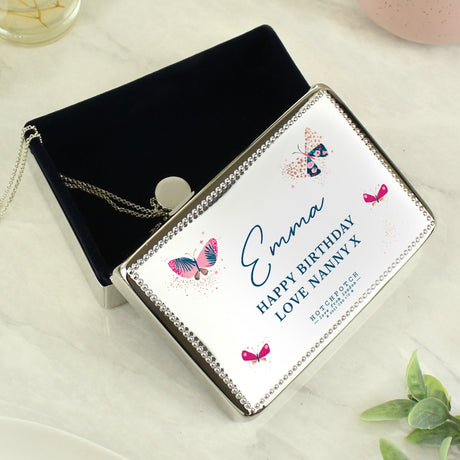 Personalised Hotchpotch Butterfly Rectangular Jewellery Box: 4 - Jewellery Boxes By Hotchpotch