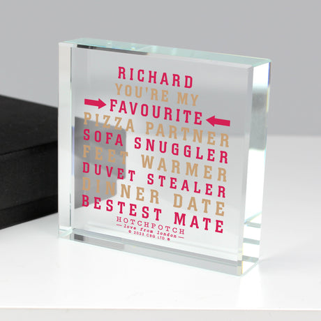 Personalised Hotchpotch My Favourite Crystal Token: 2 - Crystal Tokens By Hotchpotch