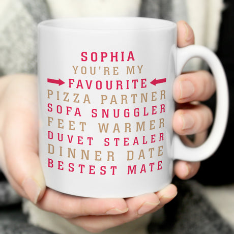 Personalised Hotchpotch My Favourite Mug: 7 - Mugs By Hotchpotch