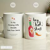 Personalised Hotchpotch Hot Stuff Mug: 3 - Mugs By Hotchpotch