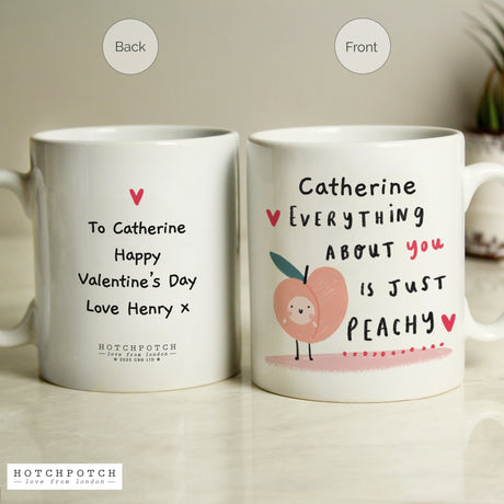 Personalised Hotchpotch Peachy Mug: 3 - Mugs By Hotchpotch