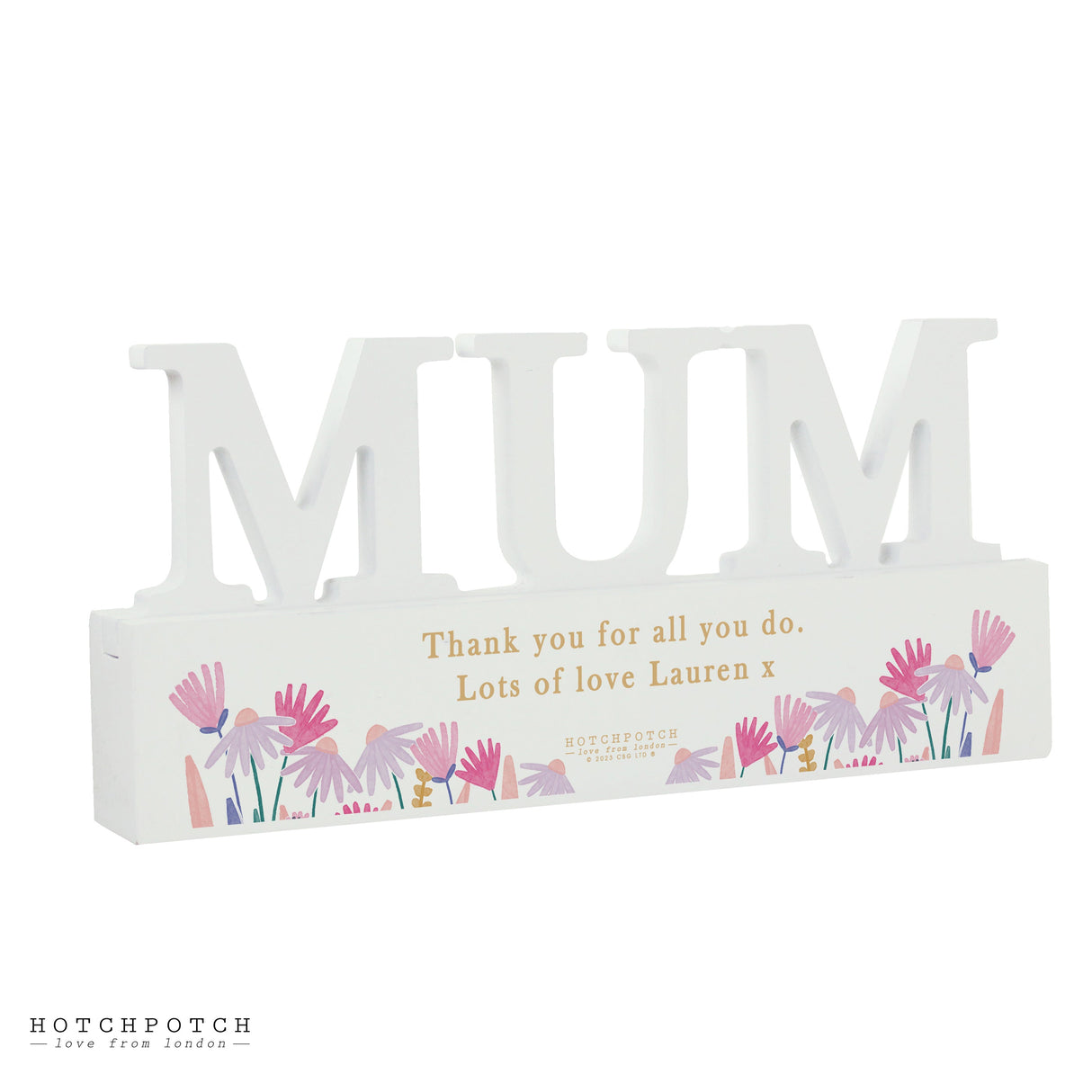 Personalised Hotchpotch Wild Flower Mum Ornament: 5 - By Gift Moments