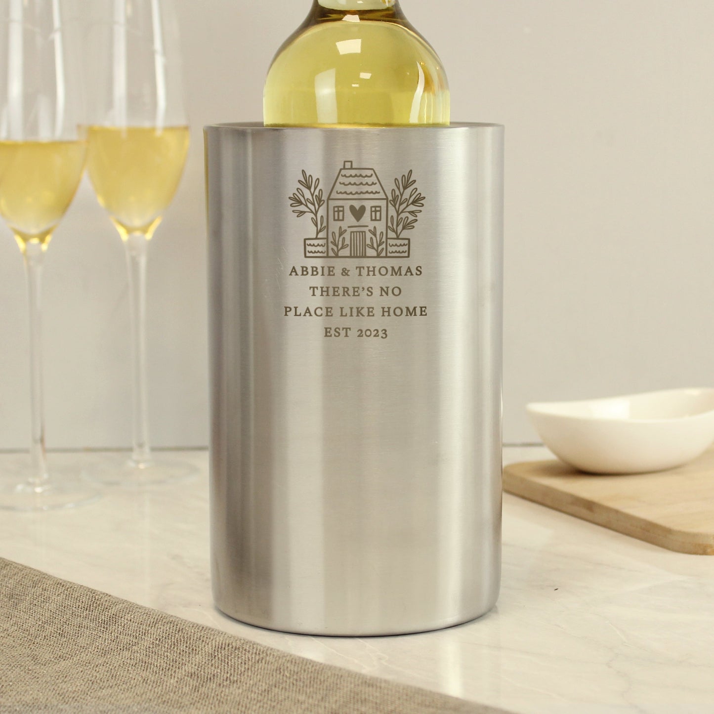 Personalised House Wine Cooler: 4 - Barware By Gift Moments