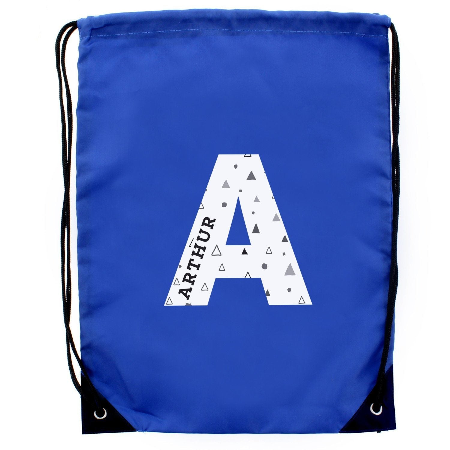 Personalised Initial Blue Kit Bag: 5 - Kids Bags By Gift Moments