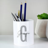 Personalised Initial & Name Ceramic Storage Pot: 2 - Storage By Gift Moments