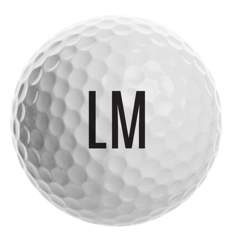 Personalised Initials Golf Ball: 4 - Golf Balls By Gift Moments
