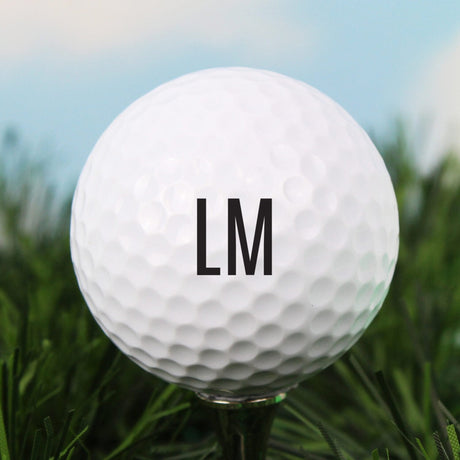 Personalised Initials Golf Ball: 3 - Golf Balls By Gift Moments