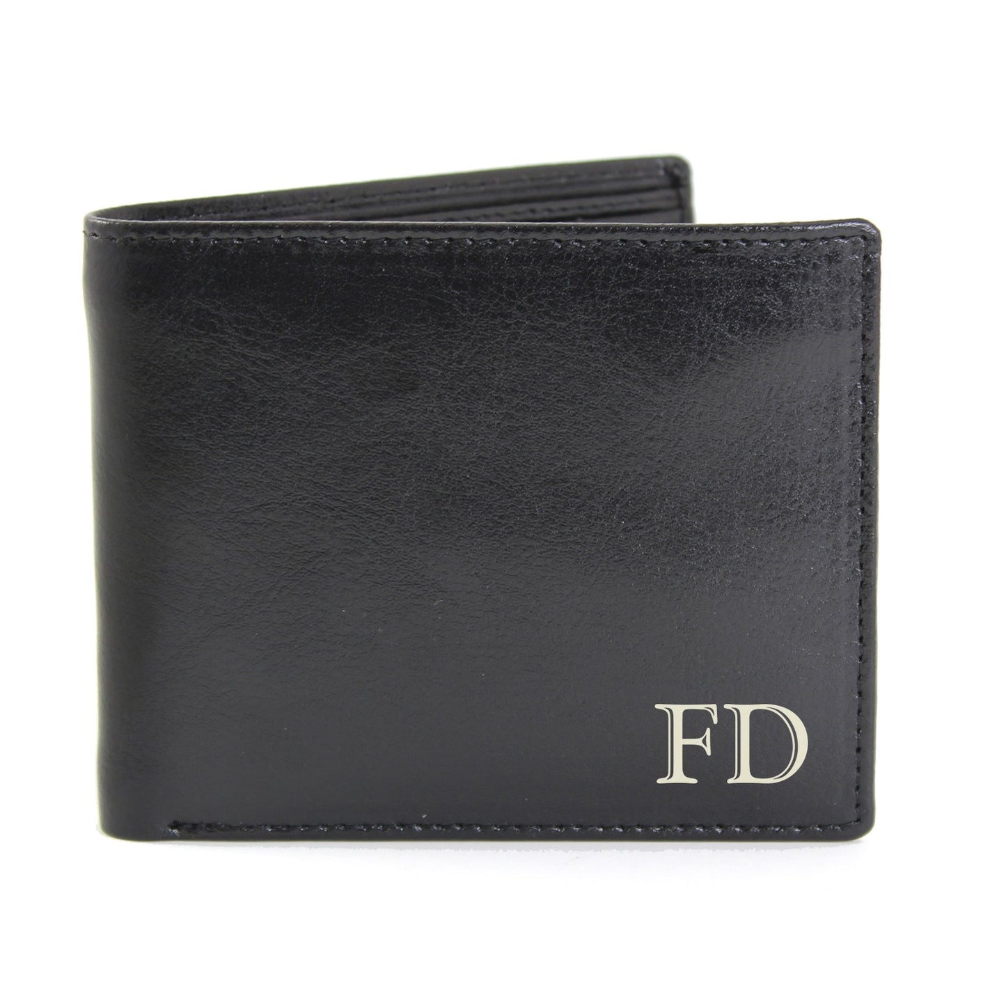 Personalised Initials Leather Wallet: 3 - Wallets & Money Clips By Gift Moments