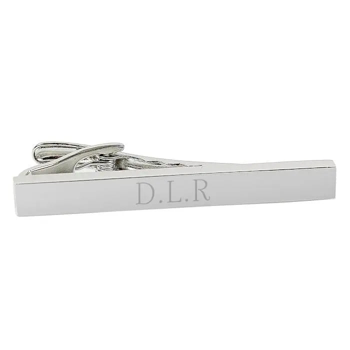 Personalised Initials Tie Clip: 3 - Cufflinks & Tie Slides By Gift Moments