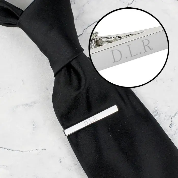 Personalised Initials Tie Clip: 1 - Cufflinks & Tie Slides By Gift Moments