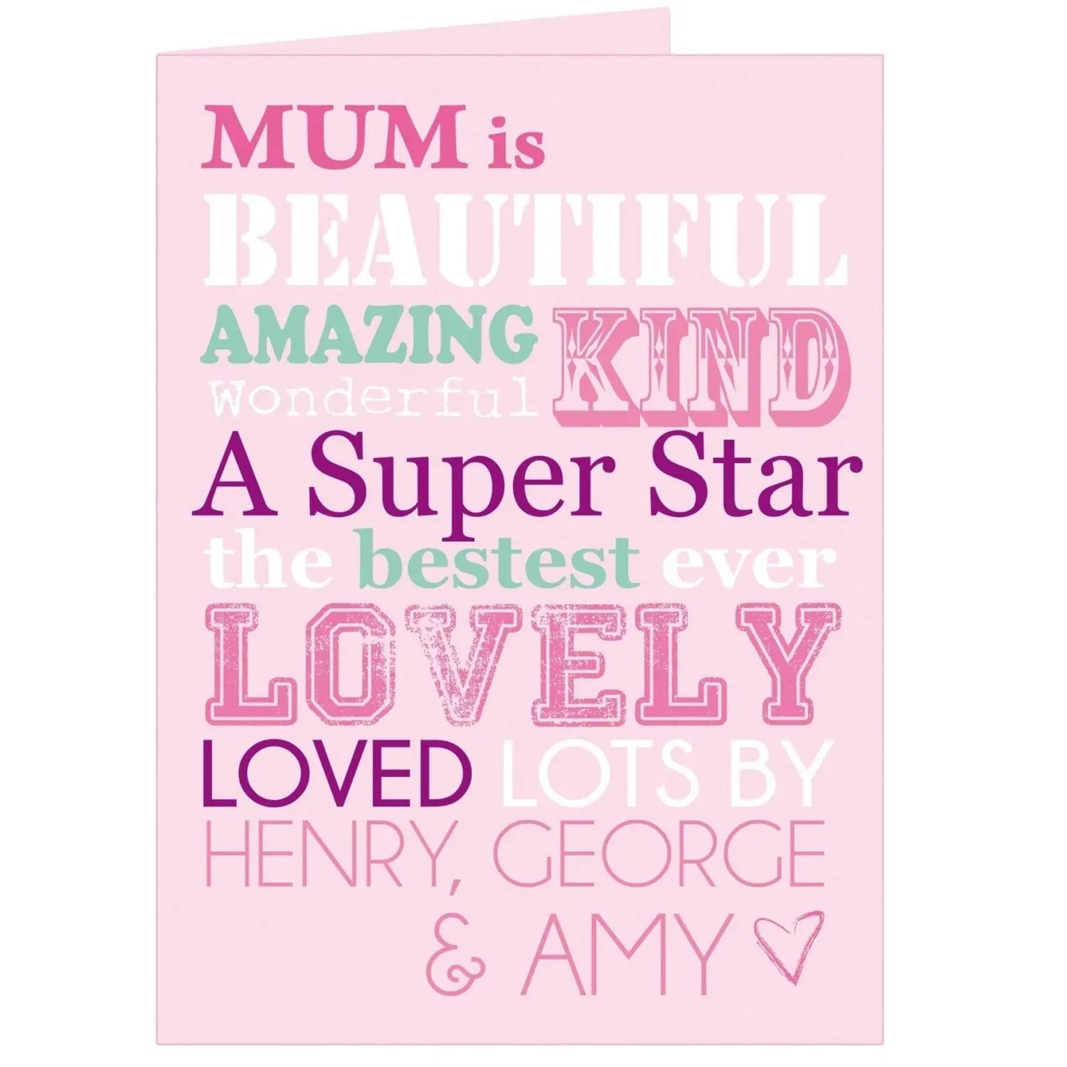 Personalised She Is... Card: 1 - Greeting Cards By Gift Moments