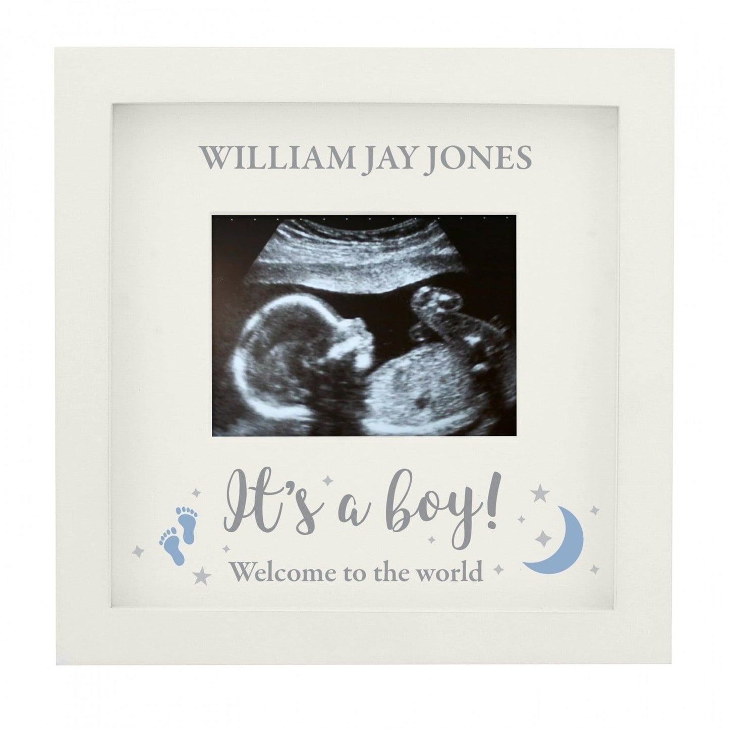 Personalised ’It’s A Boy’ Baby Scan Frame: 3 - Photo Frames By Gift Moments