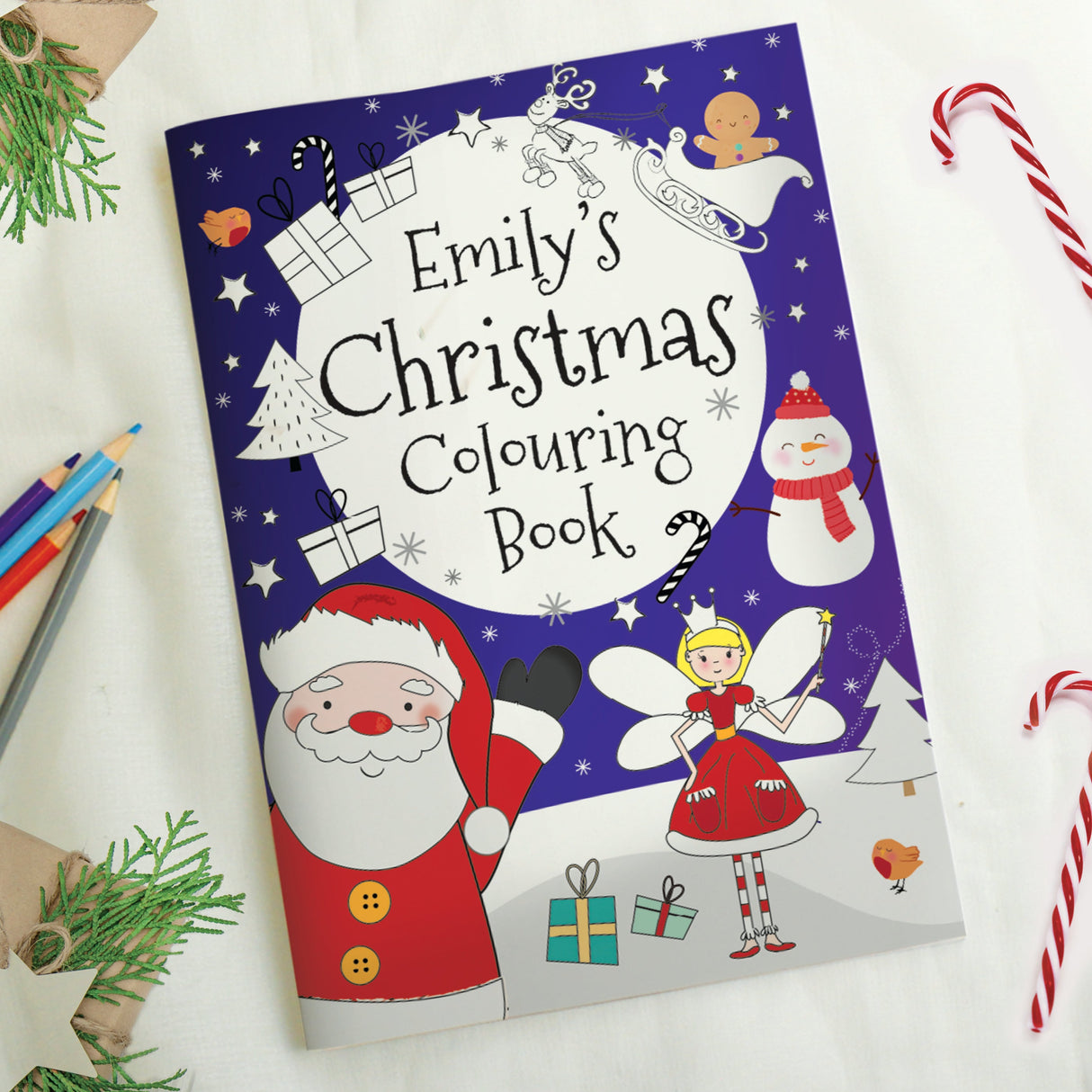 Personalised ’It’s Christmas’ Fairy Colouring Book: 1 - Books By Gift Moments