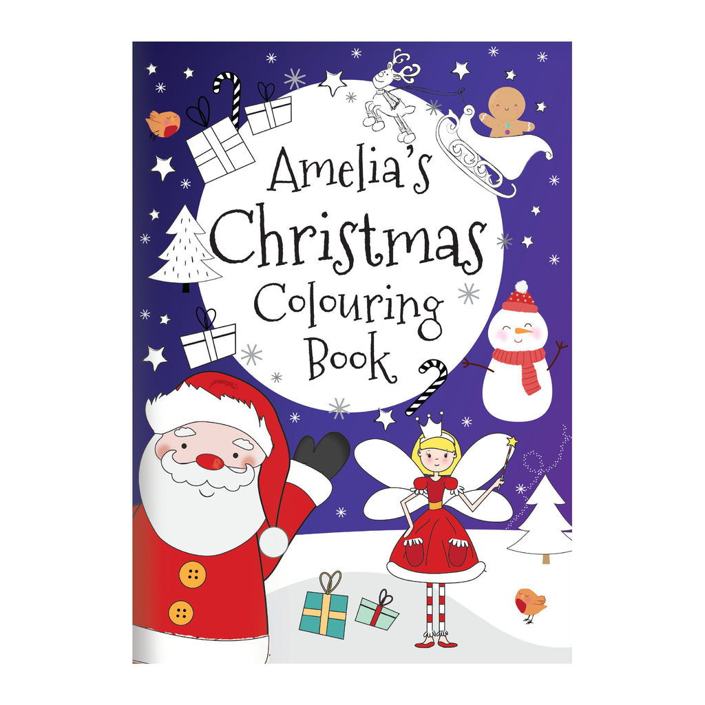 Personalised ’It’s Christmas’ Fairy Colouring Book - Shop Books At Gift Moments - 7