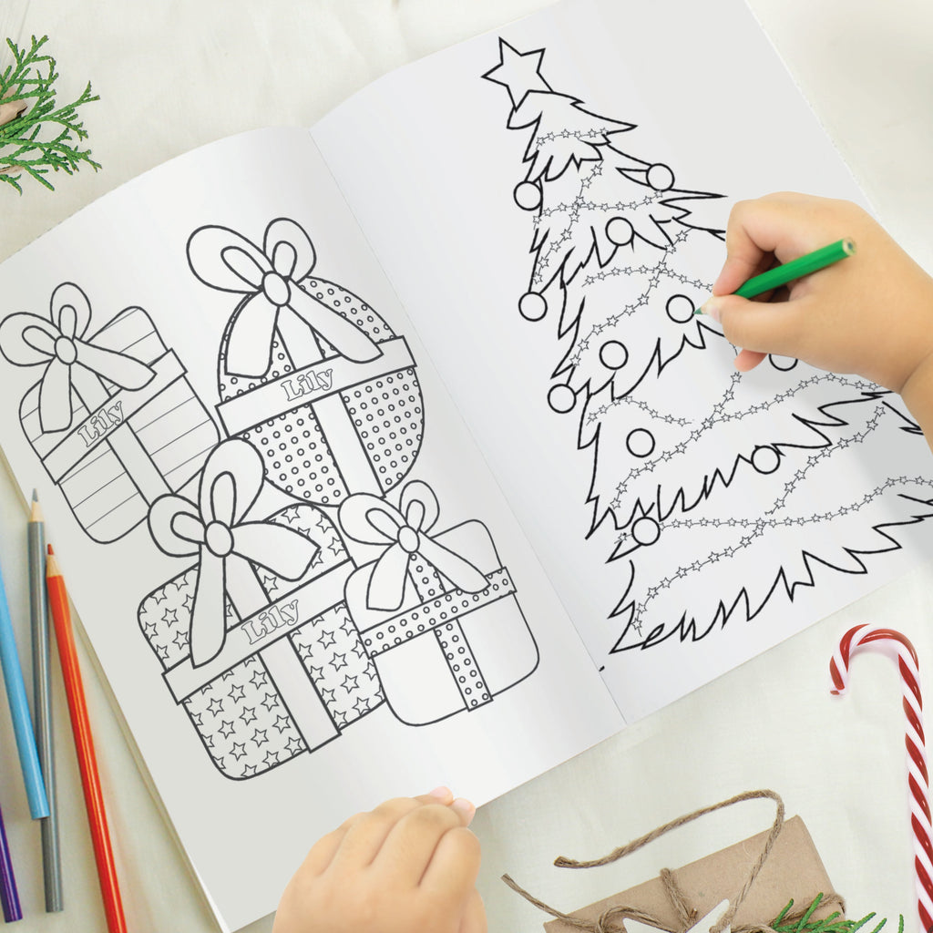 Personalised ’It’s Christmas’ Fairy Colouring Book - Shop Books At Gift Moments - 4