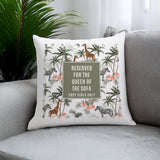 Personalised Jungle Print Cushion: 3 - Cushions By Gift Moments