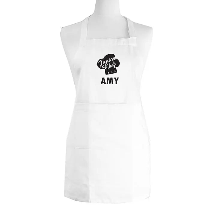 Personalised Junior Chef Childrens Apron: 2 - Aprons By Gift Moments