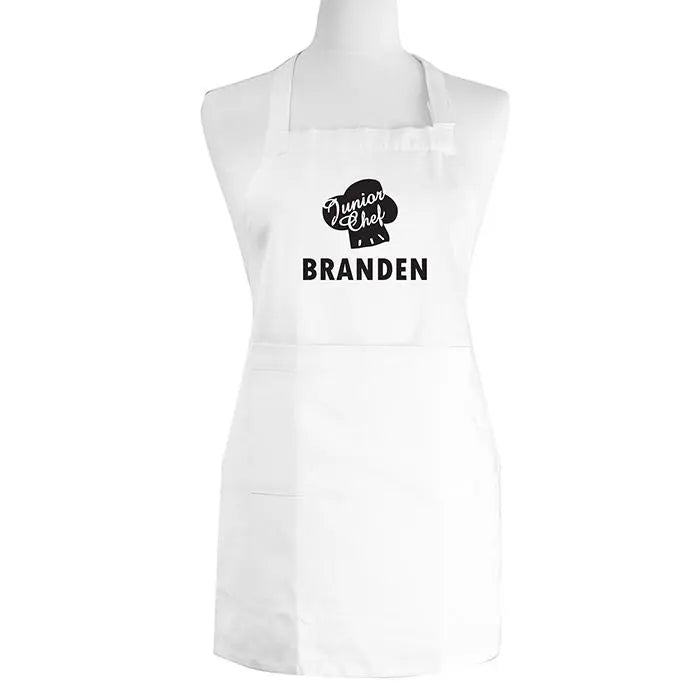 Personalised Junior Chef Childrens Apron: 3 - Aprons By Gift Moments