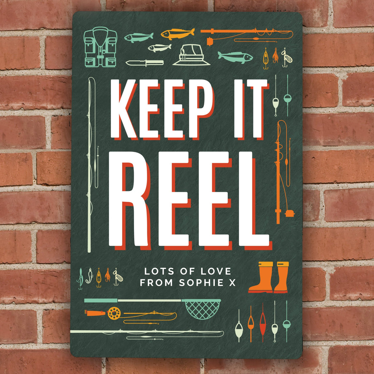Personalised Keep It Reel Metal Sign: 2 - Signs & Plaques By Gift Moments