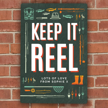 Personalised Keep It Reel Metal Sign: 2 - Signs & Plaques By Gift Moments