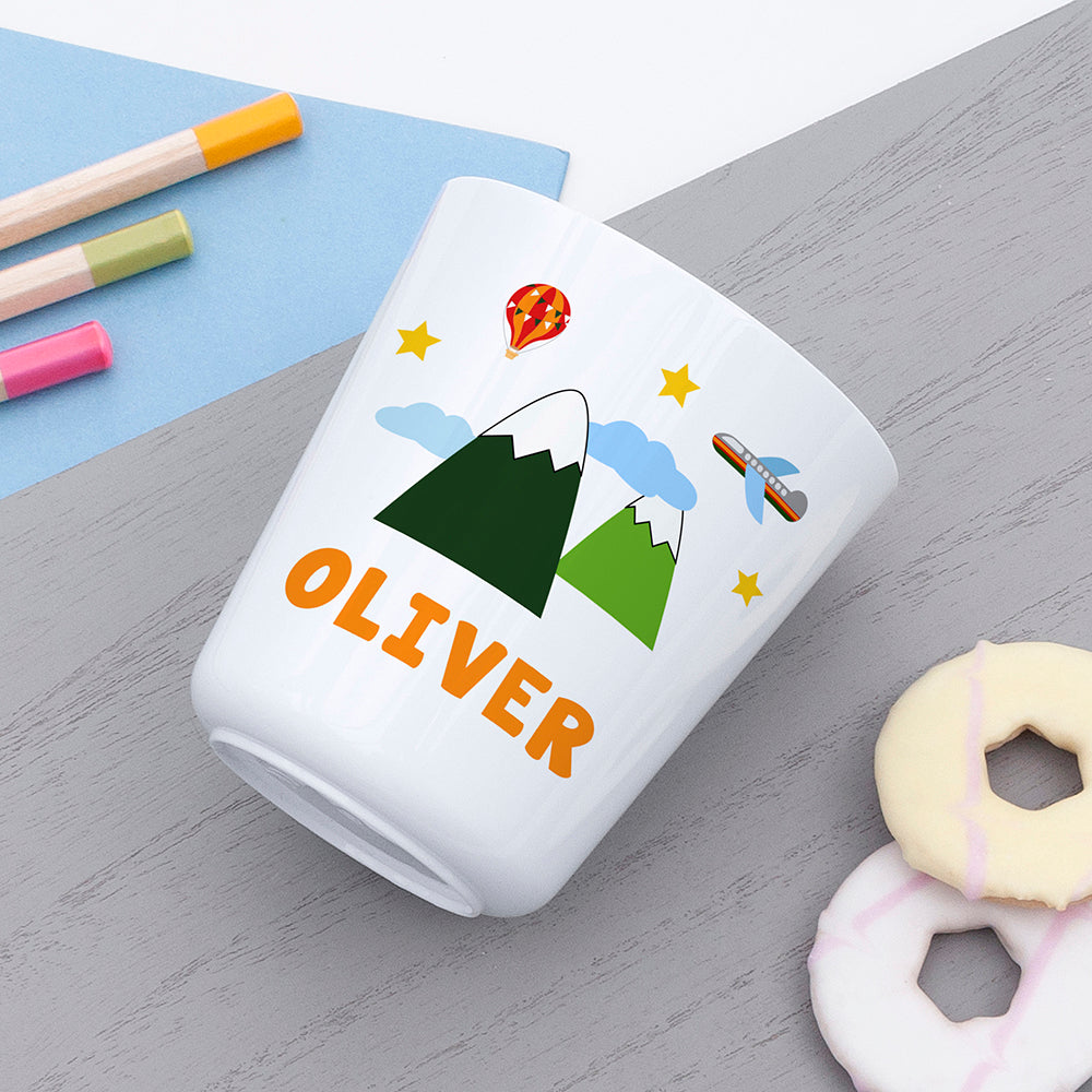 Personalised Kids Adventure Plastic Dining Set: 2 - Tableware By Gift Moments