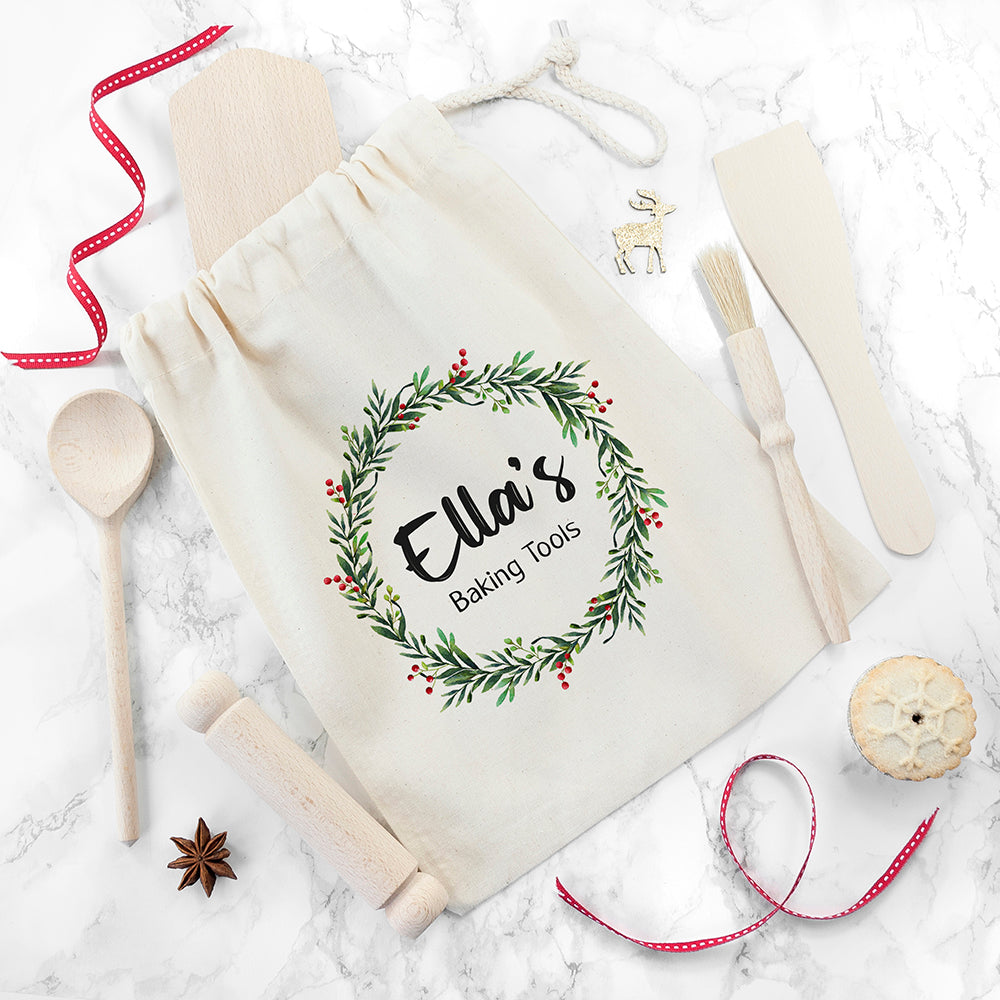 Personalised Kids Christmas Baking Set: 2 - Kitchen Tools & Utensils By Gift Moments