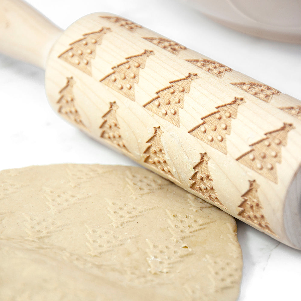 Personalised Kids Christmas Tree Decorating Rolling Pin: 3 - Kitchen Tools & Utensils By Gift Moments